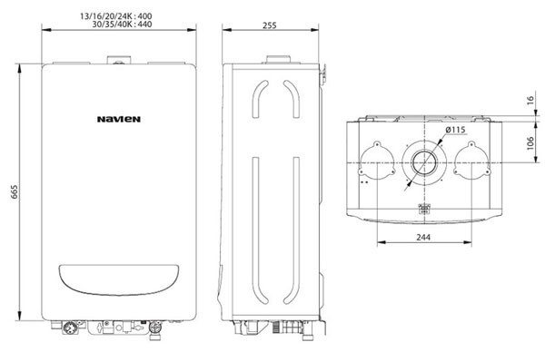 ���������� ����� ����� Navien Deluxe S 13K-40K